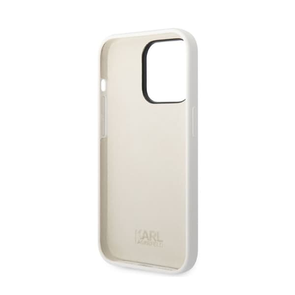 Karl Lagerfeld Silikon NFT Ikonik - iPhone 14 Pro Skal (Vit)