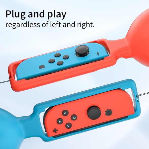 MARACAS HÅLLARE JOY-CON JOYCON NINTENDO SWITCH SAMBA BLÅ RÖD 2st