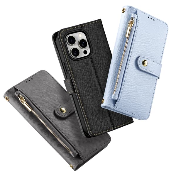 Dux Ducis Lawa Läderfodral till iPhone 15 Pro - Svart