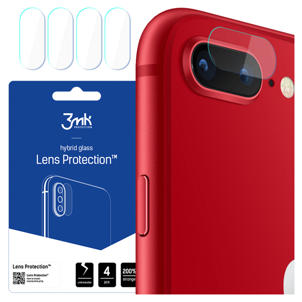 Apple iPhone 7 Plus/8 Plus - 3mk Linsskydd