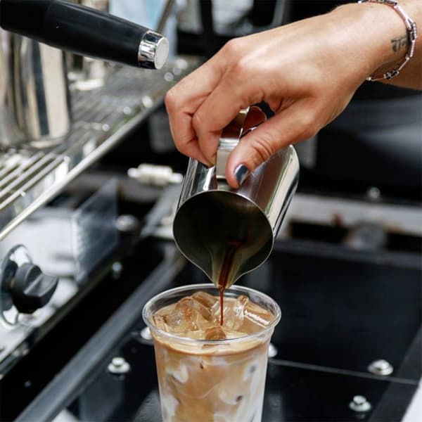 Mælkekande stål til mælkeskummer 350 ml