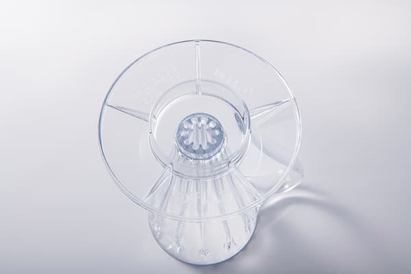 Drip kaffebryggare Cafec Tritan Dripper Deep27 klar