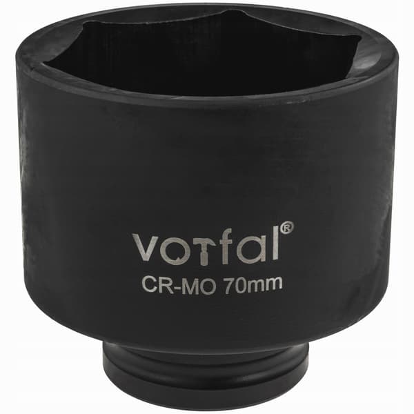 Impaktnøgle 3/4 tomme til impaktnøgle 70 mm lang 80 mm Cr-Mo 6-kant