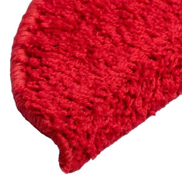vidaXL Trappsteg, 10 st, 56x17x3 cm, Röd