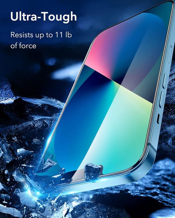 Härdat glas för Apple iPhone 13 Mini, solidt, hållbart, 3 delar