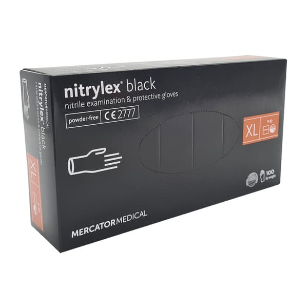 Mercator Nitrylex Sort XL nitrilhandsker 100 stk.