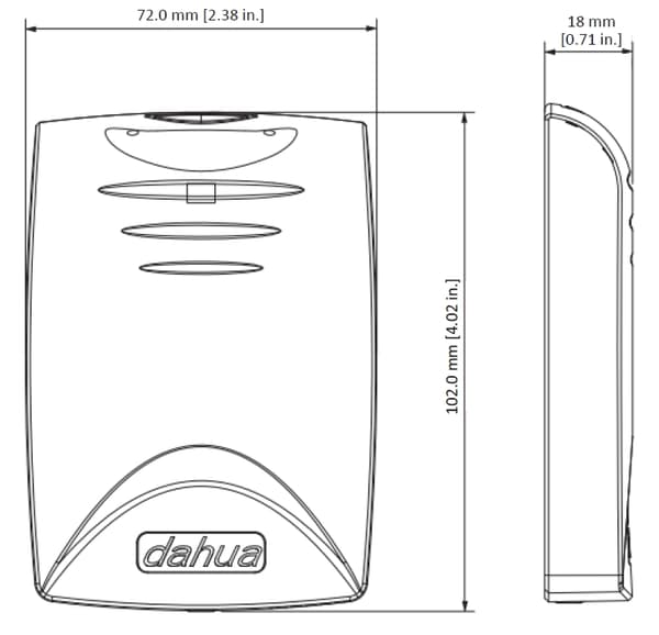 DAHUA ASR1100B-V1 NÆRHEDSLÆSER