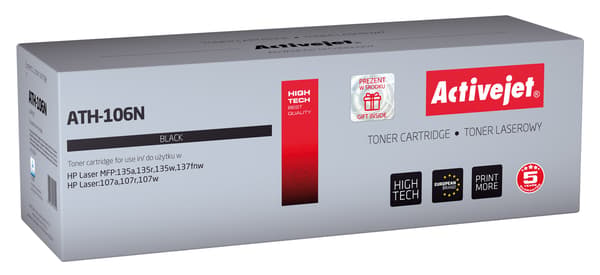 Activejet-toner för HP 106A W1106A ny ATH-106N