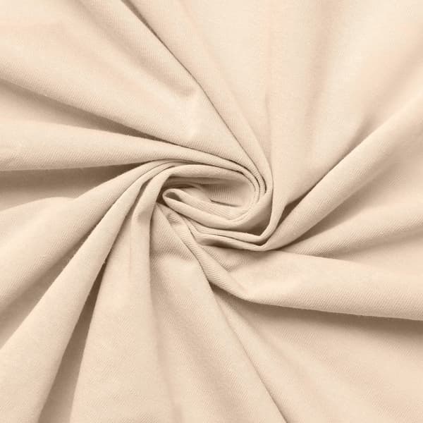 Jersey-stræklagen 210/220x190/200 CLASSIC Creme