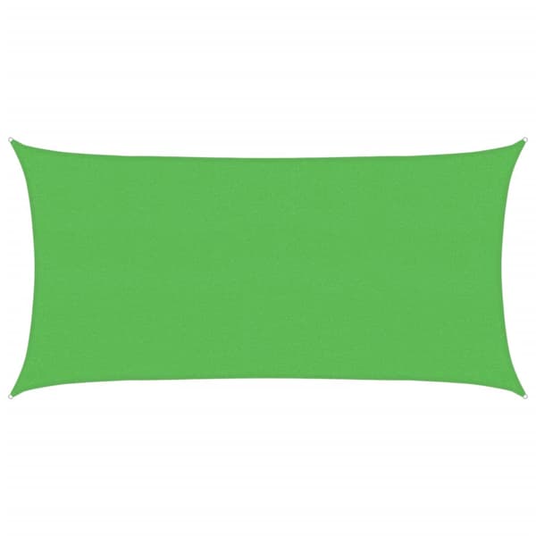 vidaXL Skuggsegel, 160 g/m², Rektangulär ljusgrön