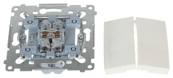 KAKSOISKYYNTILÄKYTKIN DW5.01/11-SIMON54 250V 10A