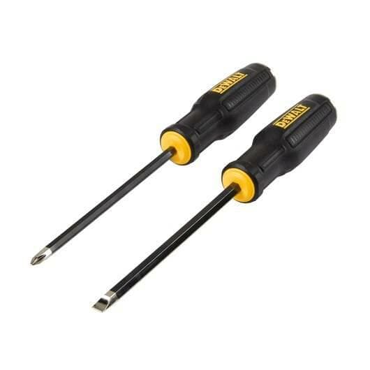 DEWALT 2-osaiset lukkoseppäruuvimeisselit