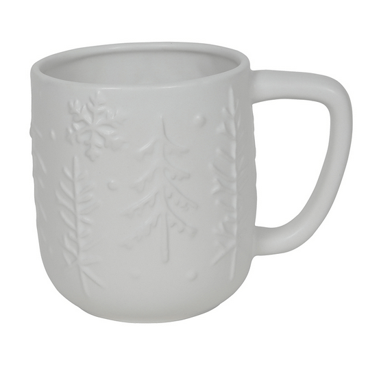 300 ML VINTERJULDEKOMUGG, BEIGE FÖR VARMA DRYCKER, DISKMASKINSÄKER