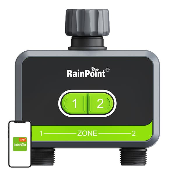RainPoint 2-zone vandingscontroller med app