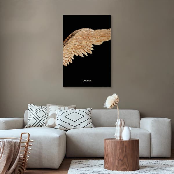 Affisch - Beige alfabet