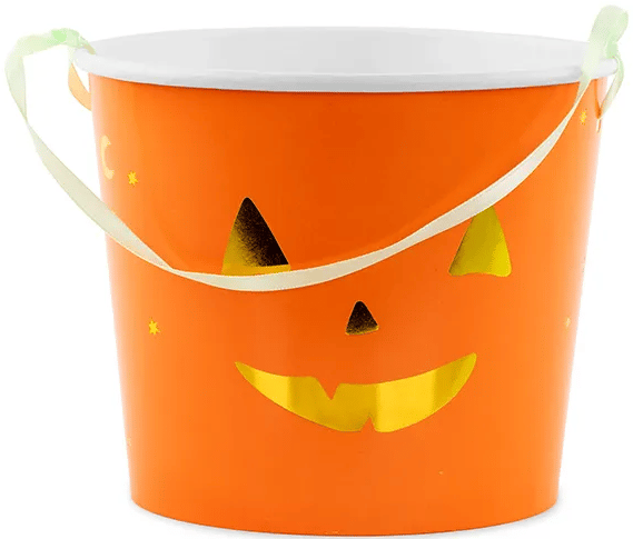 Halloween-kurpitsa-karkkiämpärit 2 kpl