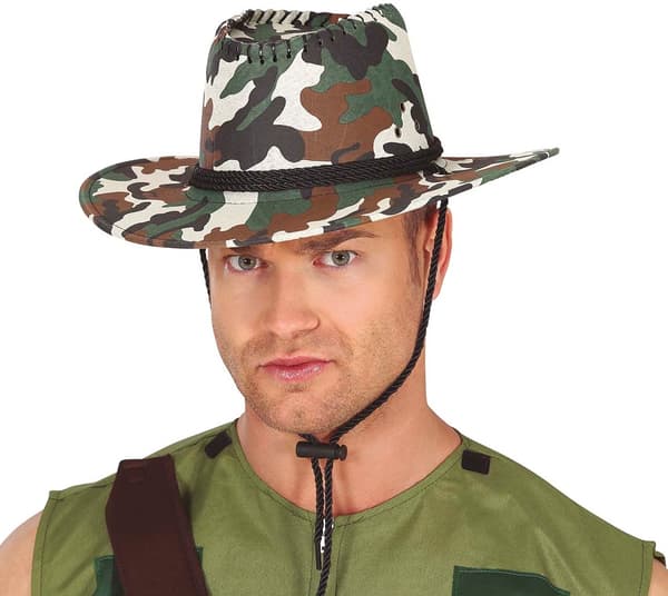 Soldathat Militær Camo 1 stk.