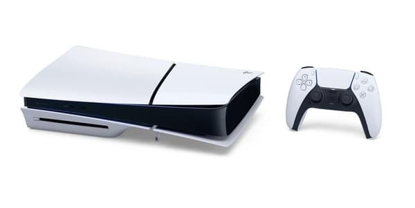 SONY PLAYSTATION 5 Slim 1TB E-chassiskonsol (CFI-2116) + Ekstra Dualsense-controller Hvid og Sort