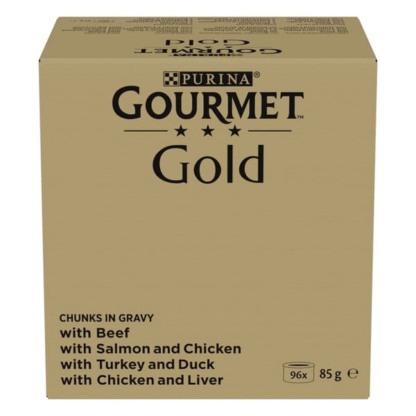 PURINA GOURMET GOLD våtfoder för katter 96x85g