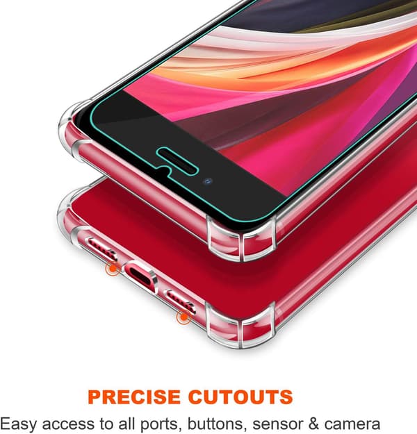 IPHONE SE 2020 ETUI 2 STK. HÆRDET GLAS