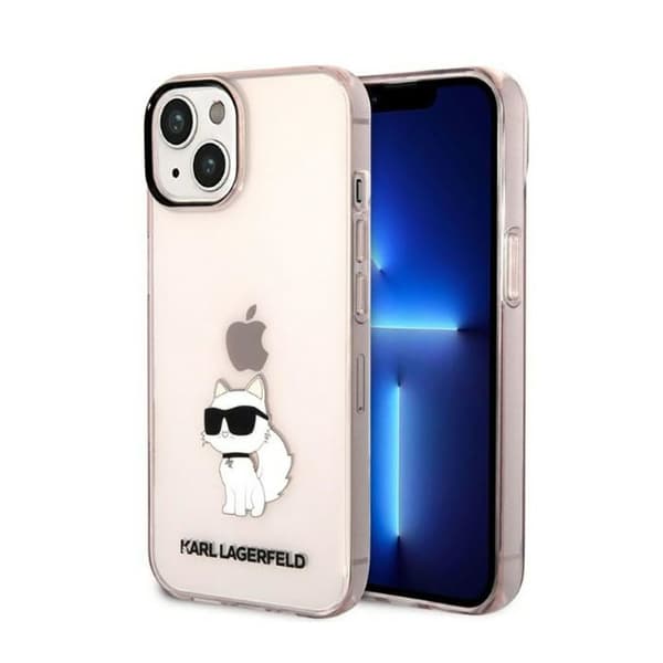 Karl Lagerfeld IML NFT Choupette - iPhone 14 Plus cover (lyserød)