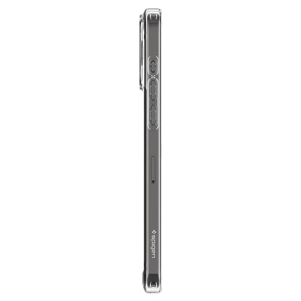 Spigen Crystal Hybrid-cover til iPhone 15 Pro - Gennemsigtig