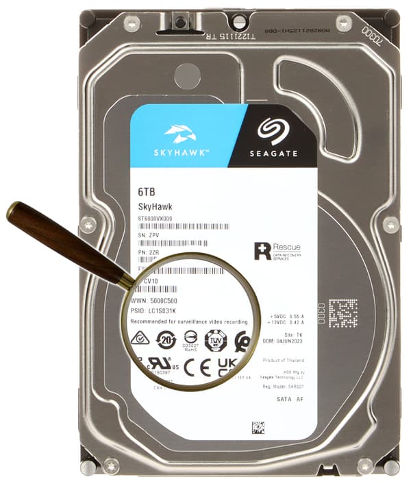 TALLENTIMEN KIINTOLEVY HDD-ST6000VX009 6TB 24/7 SkyHawk SEAGATE