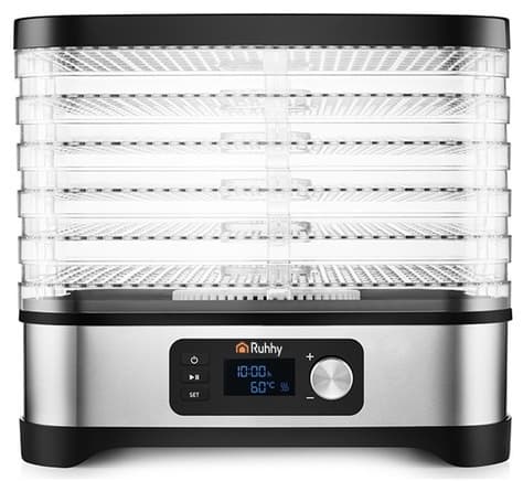 Stilhoff Frugt- og Grøntsags-Champignontørrer med Termocirkulationstimer, rustfrit stål 25928