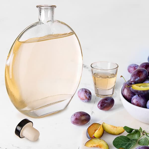 Glasflaske med kork 520 ml