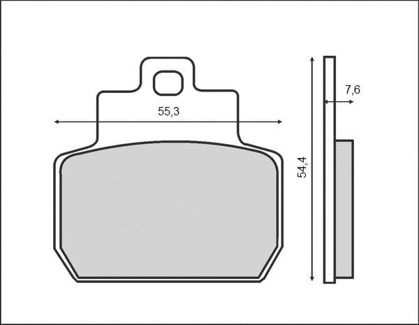 BRENTA BROMSBELÄGG KH425 (ORGANISKA)