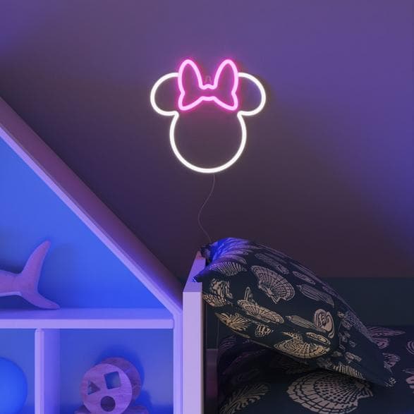 Neon YELLOWPOP Disney Mimmiöron Vit och Rosa