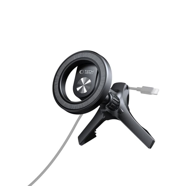 TECH-PROTECT N53 MAGNETISK MAGSAFE STABIL VENTILATIONSBELÆGNING TIL BIL, SORT