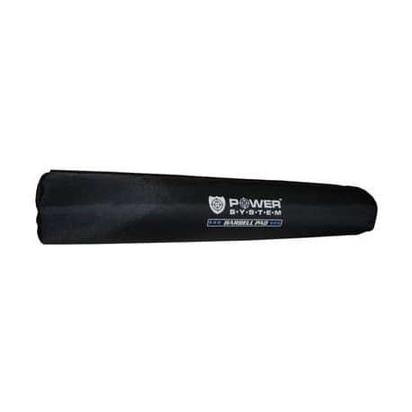 POWER-SYSTEM VÆGTSTANGSPAD 7 CM - SORT