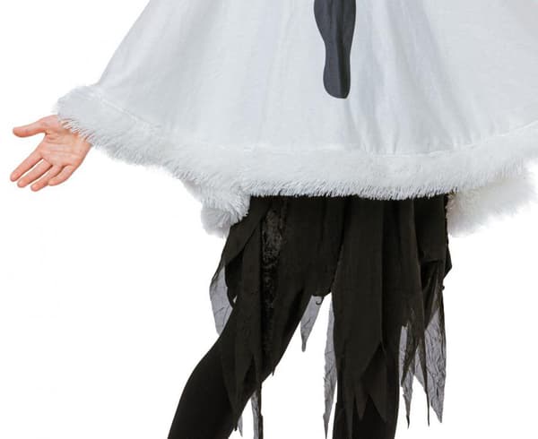 Ghost huvad ponchokappa dräkt
