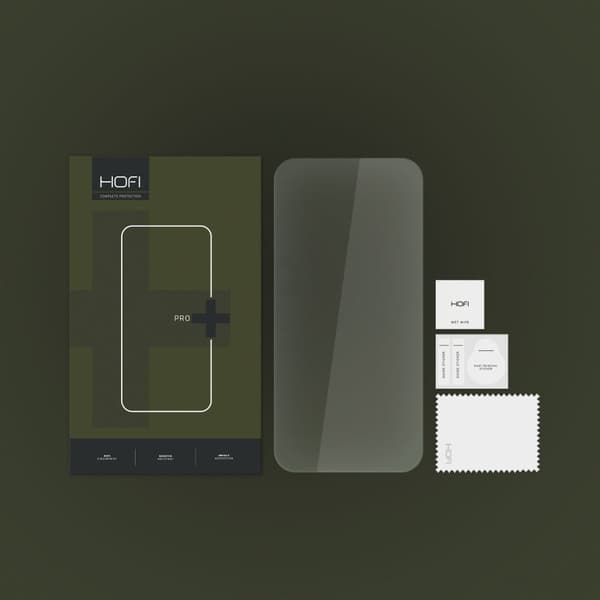 HOFI GLASS PRO+ IPHONE 15 KLART HÄRDAT GLAS