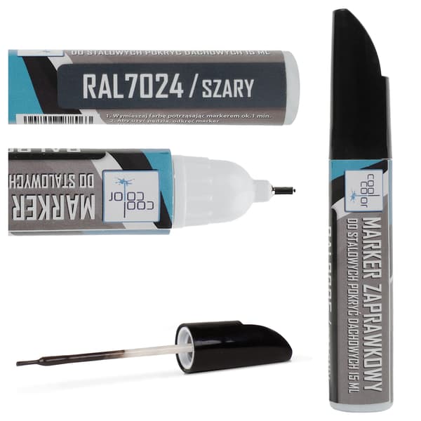 Bättringspenna RAL 7024