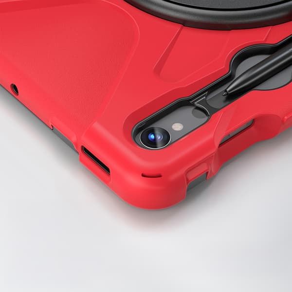 Stødsikkert cover til Galaxy Tab S9 FE/S9/S10 FE - Rød