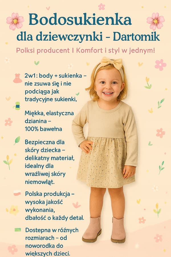 Bodysuitklänning BODYSUIT storlek 104 långärmad BRODERAD VIT