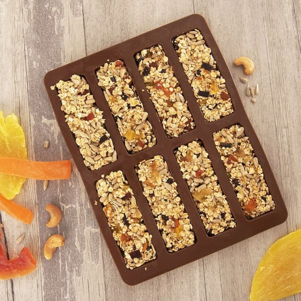 SILLINIE silikon muslibar form brun 22x16,5x1,5 cm