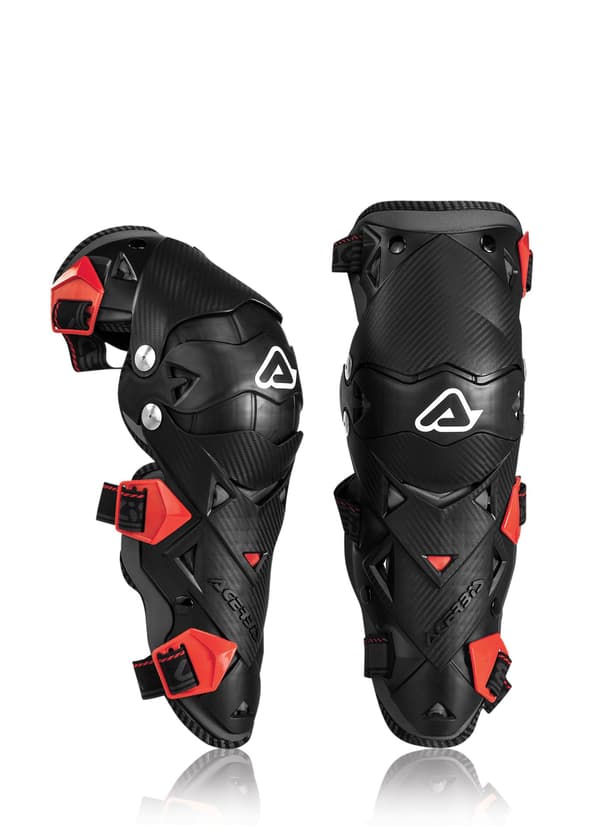 ACERBIS EVO 3.0 KNÄSKYDD SVART/RÖD