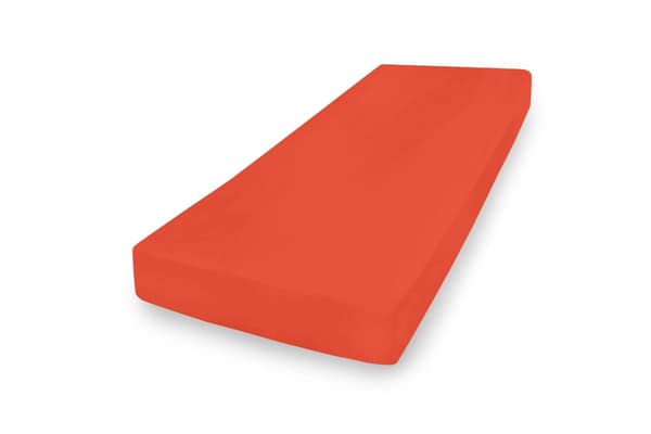 Jersey Pulla-aluslakanat 110/120x190/200 PREMIUM Tumma oranssi