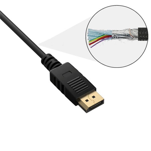 DisplayPort til DisplayPort kabel 1,5 m til computermonitor DP