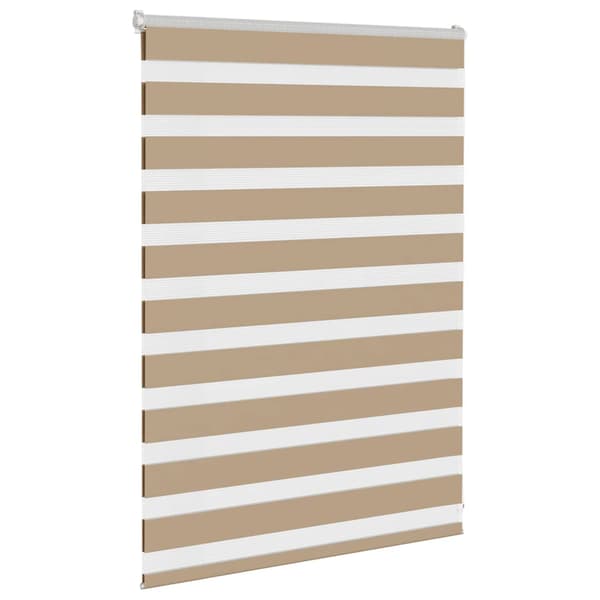vidaXL Zebrarullgardin, 105x100 cm, Tygbredd 100,9 cm, Polyester