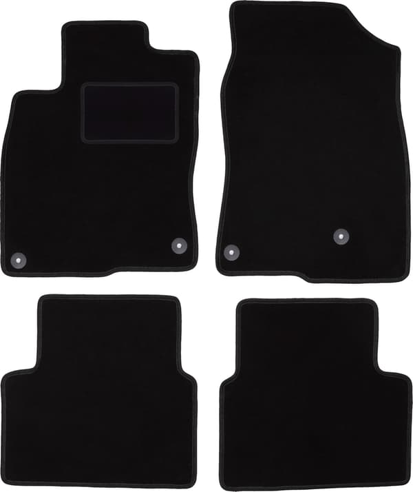 Velour bilmåtter sæt til: Honda Civic X hatchback (2017-)