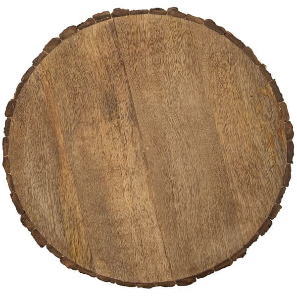 Puinen leikkaus- ja tarjoilulauta MANGO 39 cm