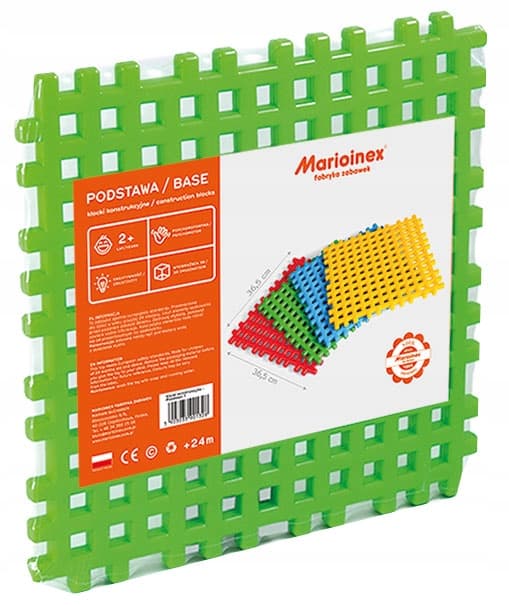 Marioinex våffelblockbotten 36,5x36,5 cm 1 st