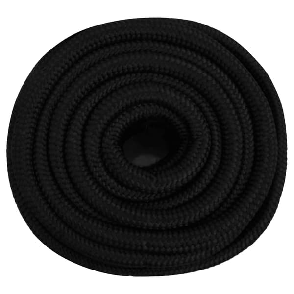 vidaXL Työköysi, musta, 20 mm, 50 m, polyesteri