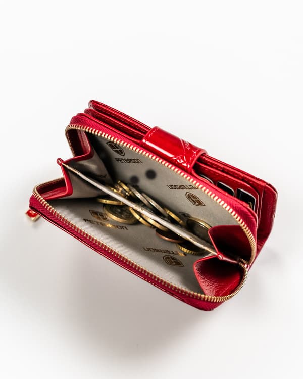 Peterson PTN 76115-PLT Läderplånbok för Dam