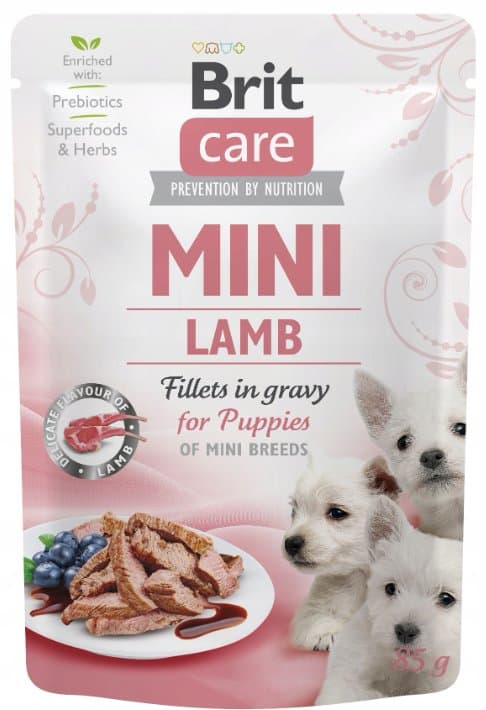 Brit Care Dog | Mini | 85g pose - HVALPE-LAM 85g