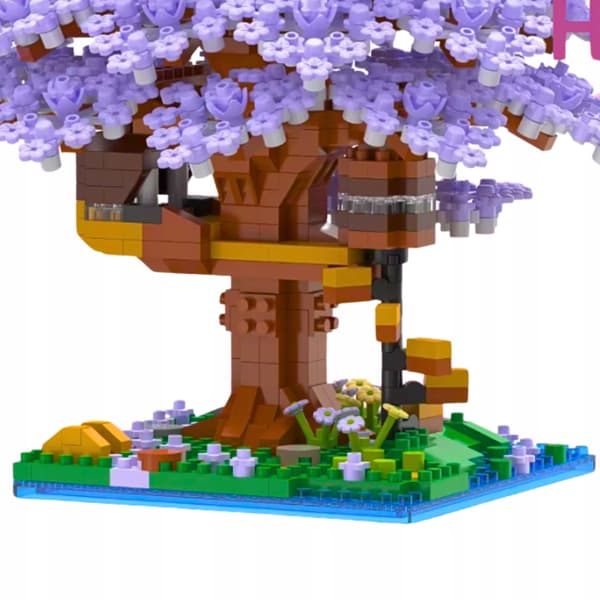 Byggeklodser Sæt Kirsebærblomst Sakura 1097 stk.